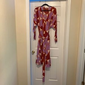 Eloise Silk Wrap Dress